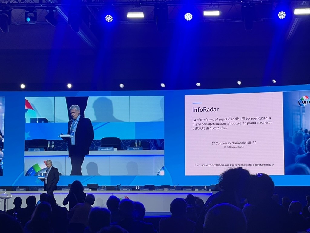 Slide InfoRadar presentata durante il Congresso Nazionale UIL Funzione Pubblica